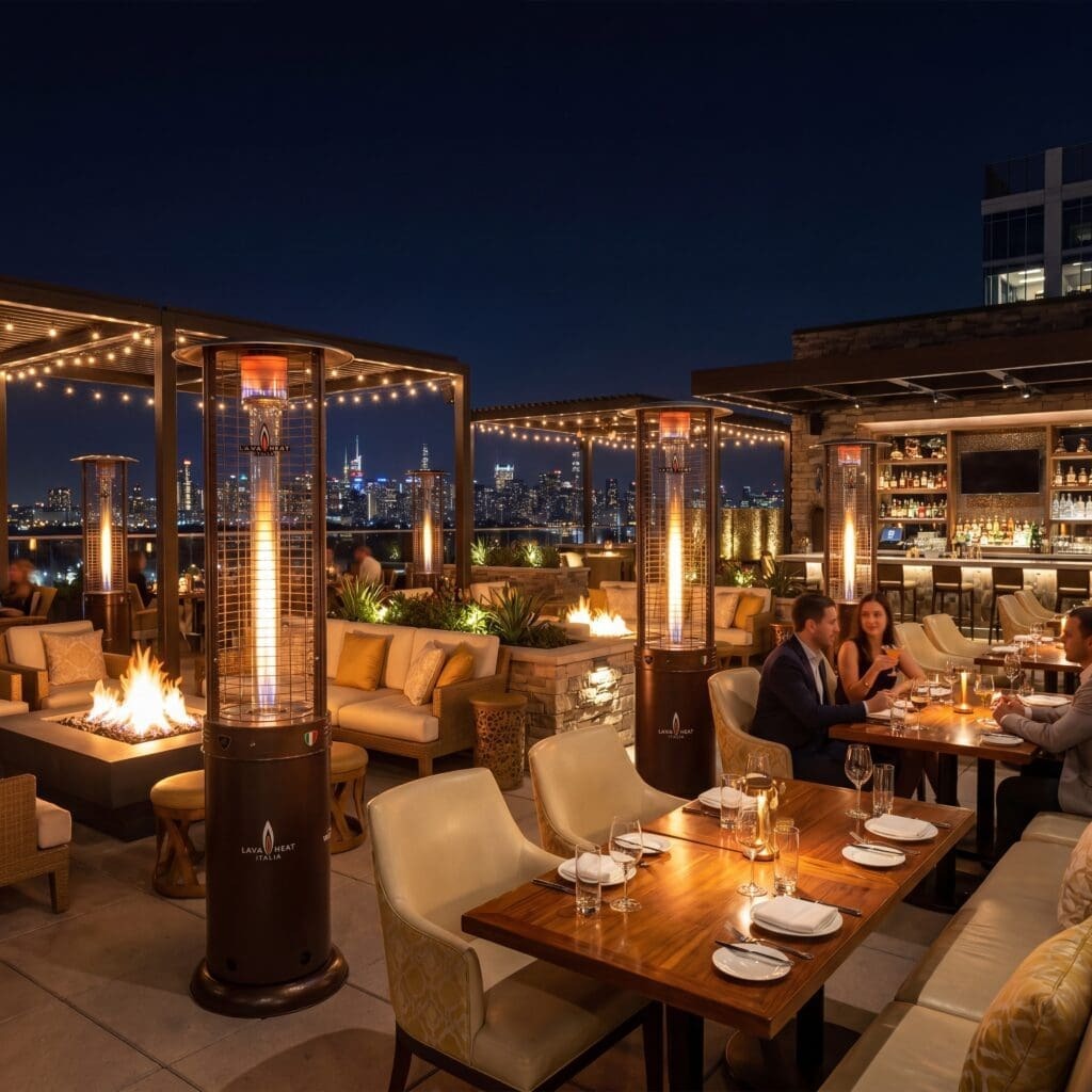 Outdoor heaters — patio heaters and fire pit tables